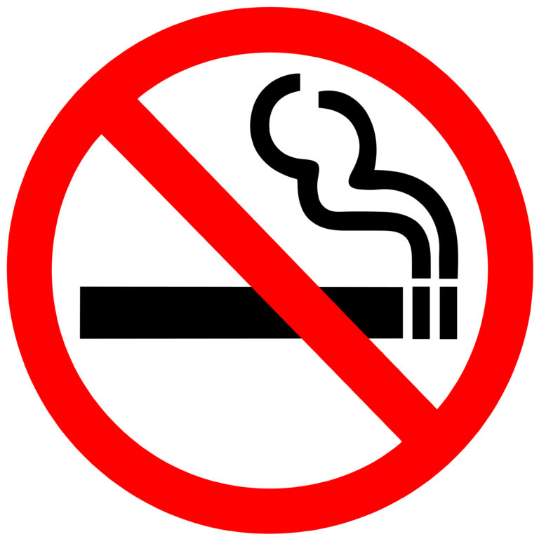 No Smoking sign