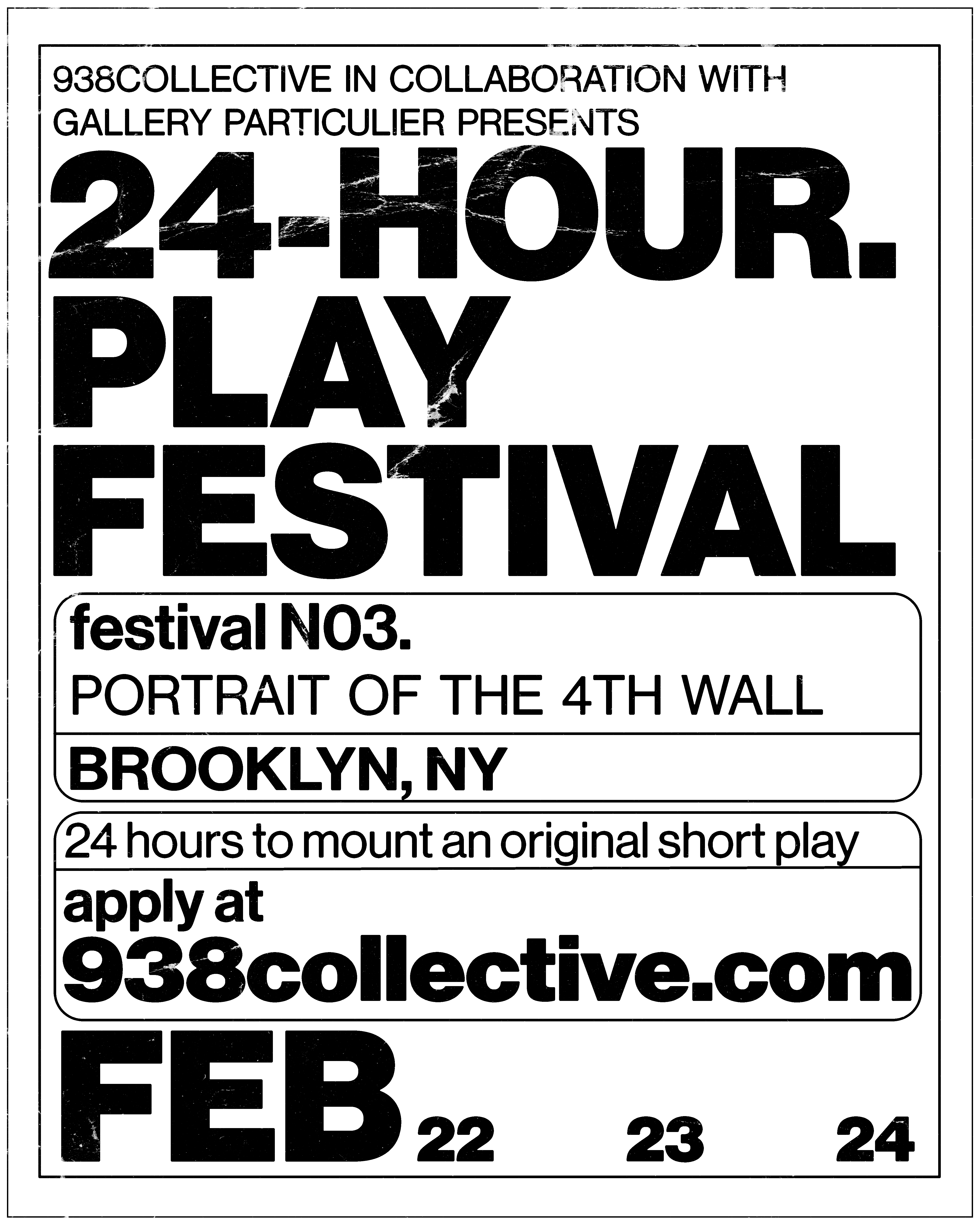 938collective’s 24-Hour Play Festival