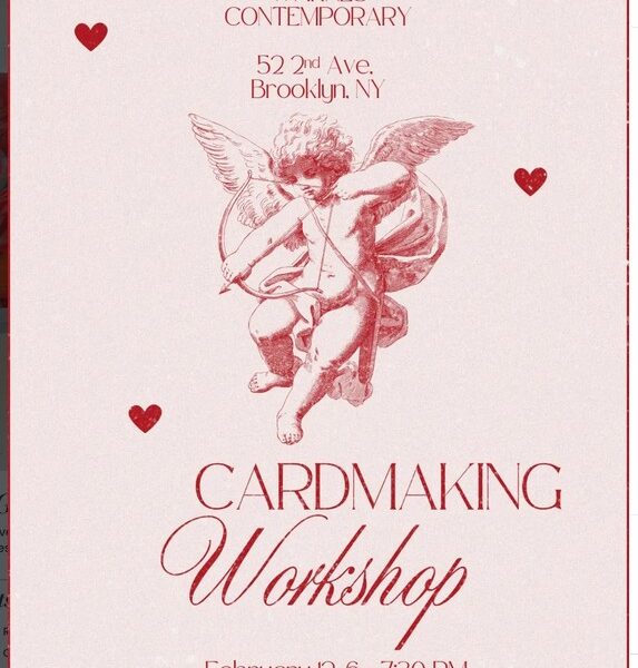 Free Galentine’s Cardmaking Workshop from Visionary Art Collective