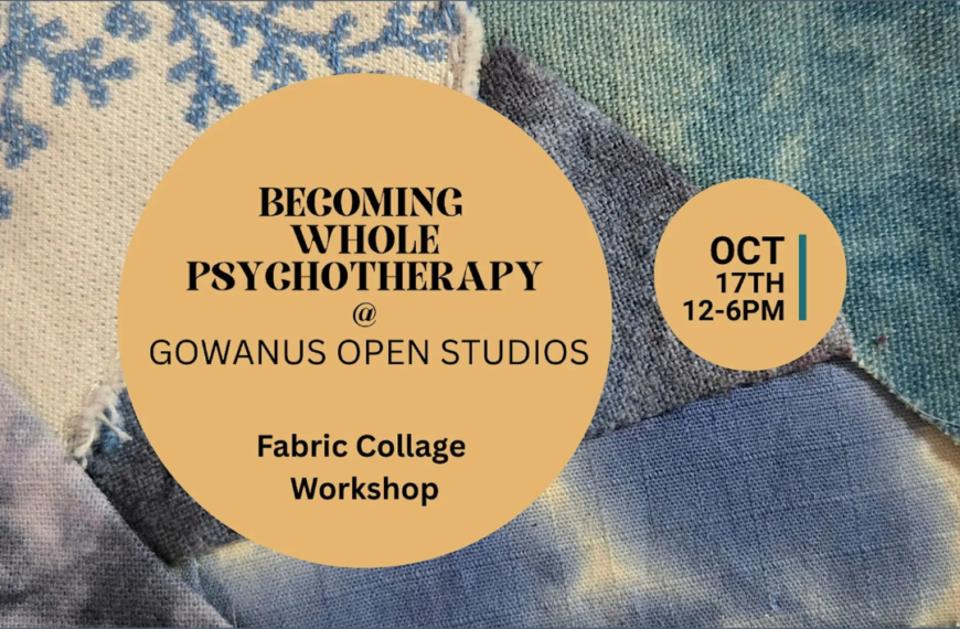 Free Arts Workshop for GCS Tenants – from Becoming Whole Psychotherapy